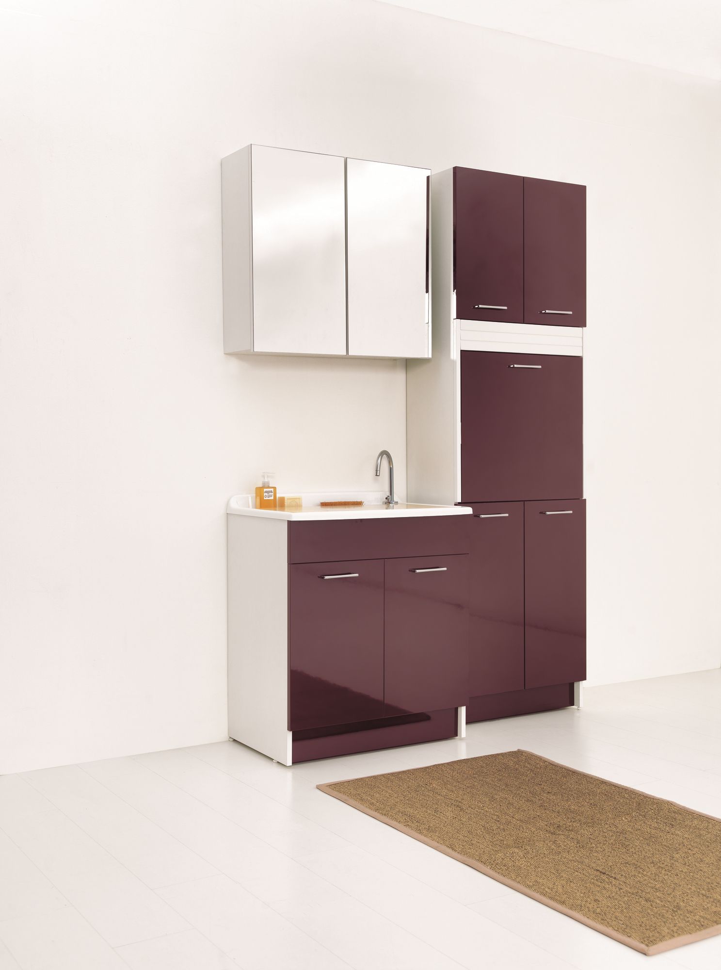 Шкаф для белья из ДСП с распашными дверцами COLAVENE Lindo ARCH-00099481 - Вид №2