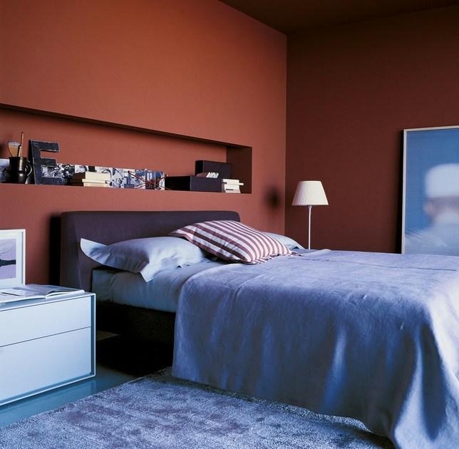 B&B Italia Двуспальная кровать из ткани с мягким изголовьем Charles sun-id-1457410 - Вид №7