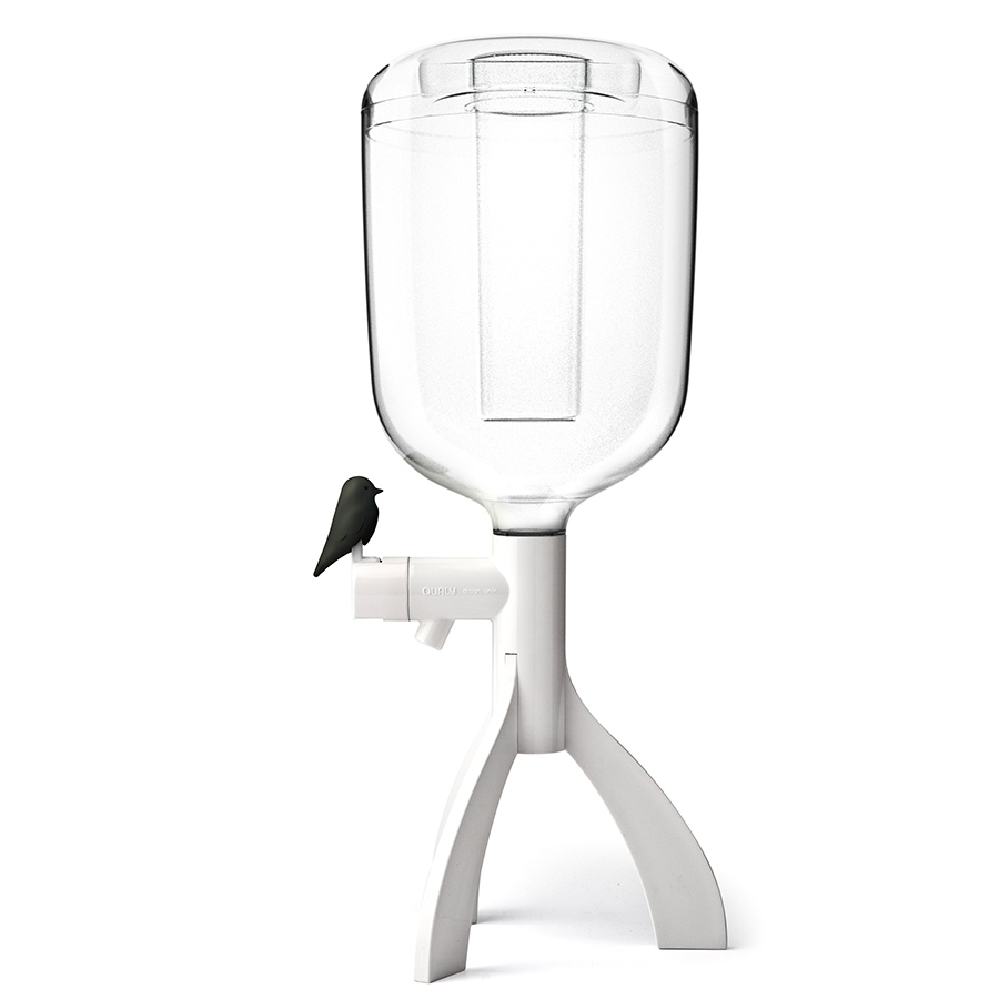 QL10134-BK Кулер настольный thirsty bird 3 л., черный Qualy 