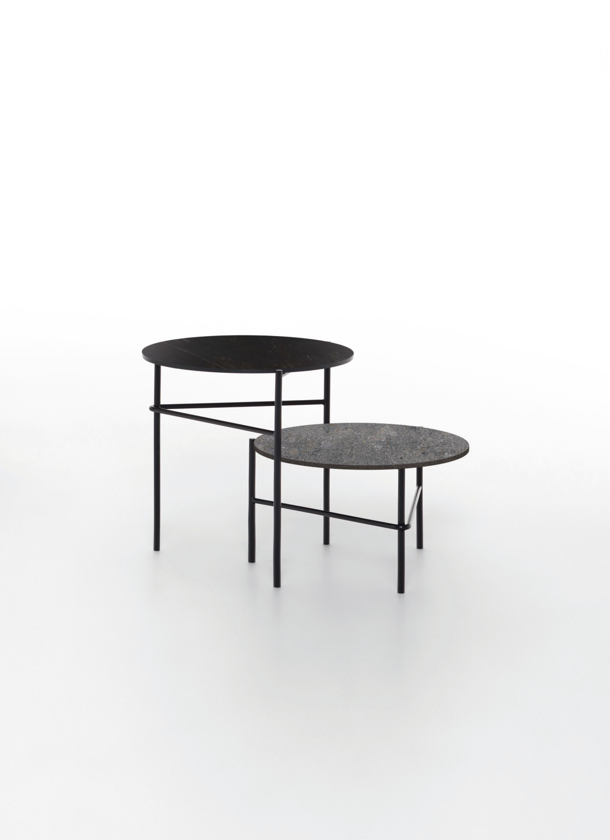 Круглый журнальный столик из Dekton® и стали Omelette Editions DOWNTOWN ARCH-00122819 - Вид №3