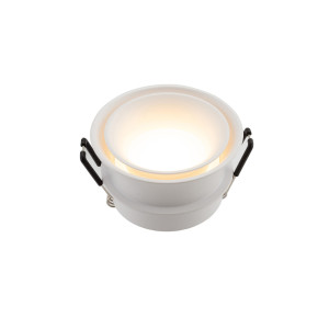 90677775 Светильник точечный светодиодный встраиваемый DK2403-WH 1.50 м² нейтральный белый свет цвет белый STLM-0334480 DENKIRS