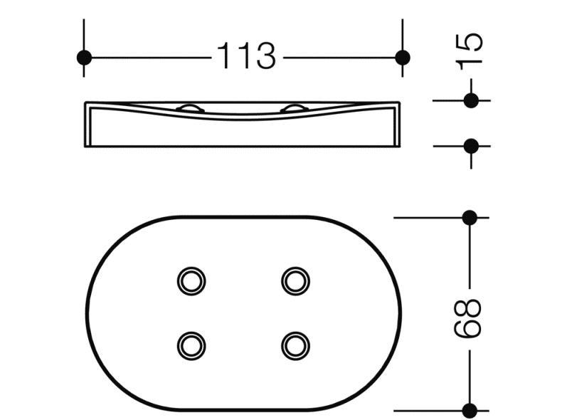 800.02.010 мыльница HEWI Ersatzteile  - Вид №2