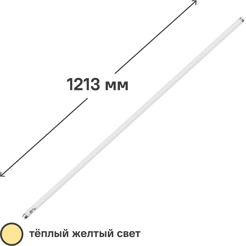 Лампа люминесцентная TDM Electric T8 G13 36 Вт теплый белый свет SQ0355-0028 82477845 STLM-2043620  - Вид №1