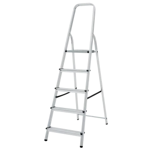Стремянка Новая Высота Kroft 1110 5 ступеней алюминий