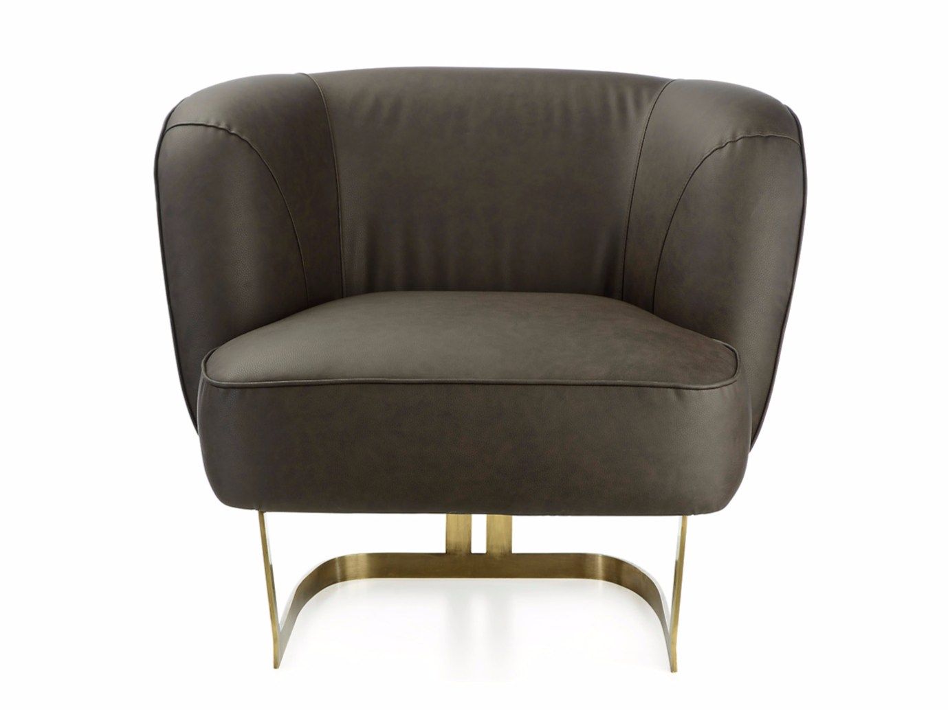 Кресло из искусственной кожи с подлокотниками MARIONI Joan ARCH-00113539