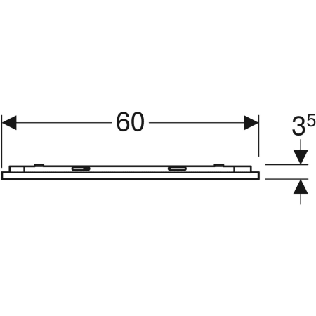 501.070.00.1 Зеркало с подсветкой Geberit Option Plus с прямым и непрямым освещением Geberit  - Вид №14