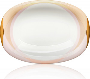 10609960 Furstenberg Блюдо овальное Furstenberg "Флюен. Игра цвета" 21,5см Фарфор