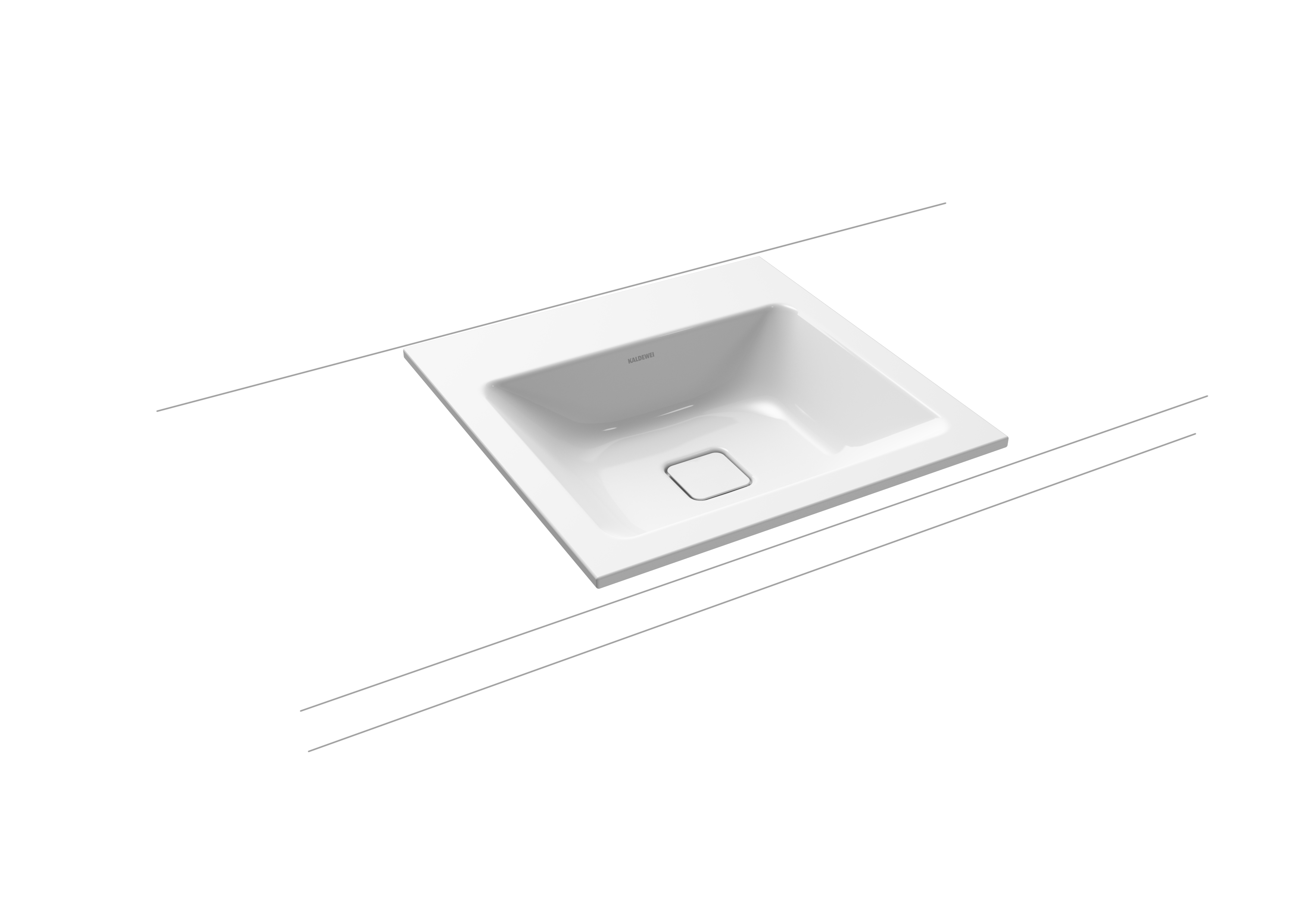 Умывальник KALDEWEI Сталь эмалированная 3075 212 пергамон 30753319212 - Вид №1