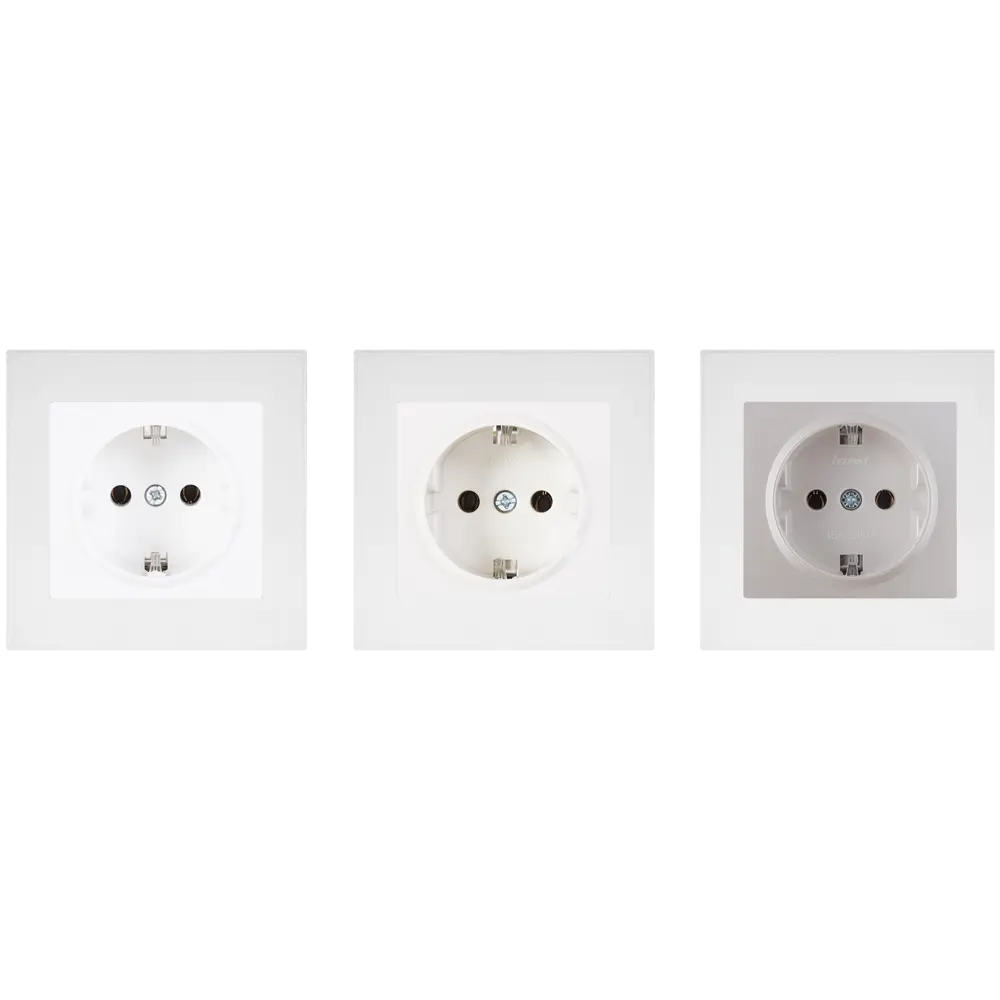 Рамка для розеток и выключателей Lezard Rain 1 пост, цвет жемчужно-белый Виктория STLM-2061931 - Вид №2