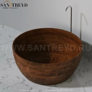 UWD MUNAI N1 Ванна свободностоящая 122 см из сапели N1Munai122.sapele