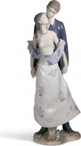 10669160 LLADRO Фигурка Lladro "Идеальная пара" 32х12см Фарфор