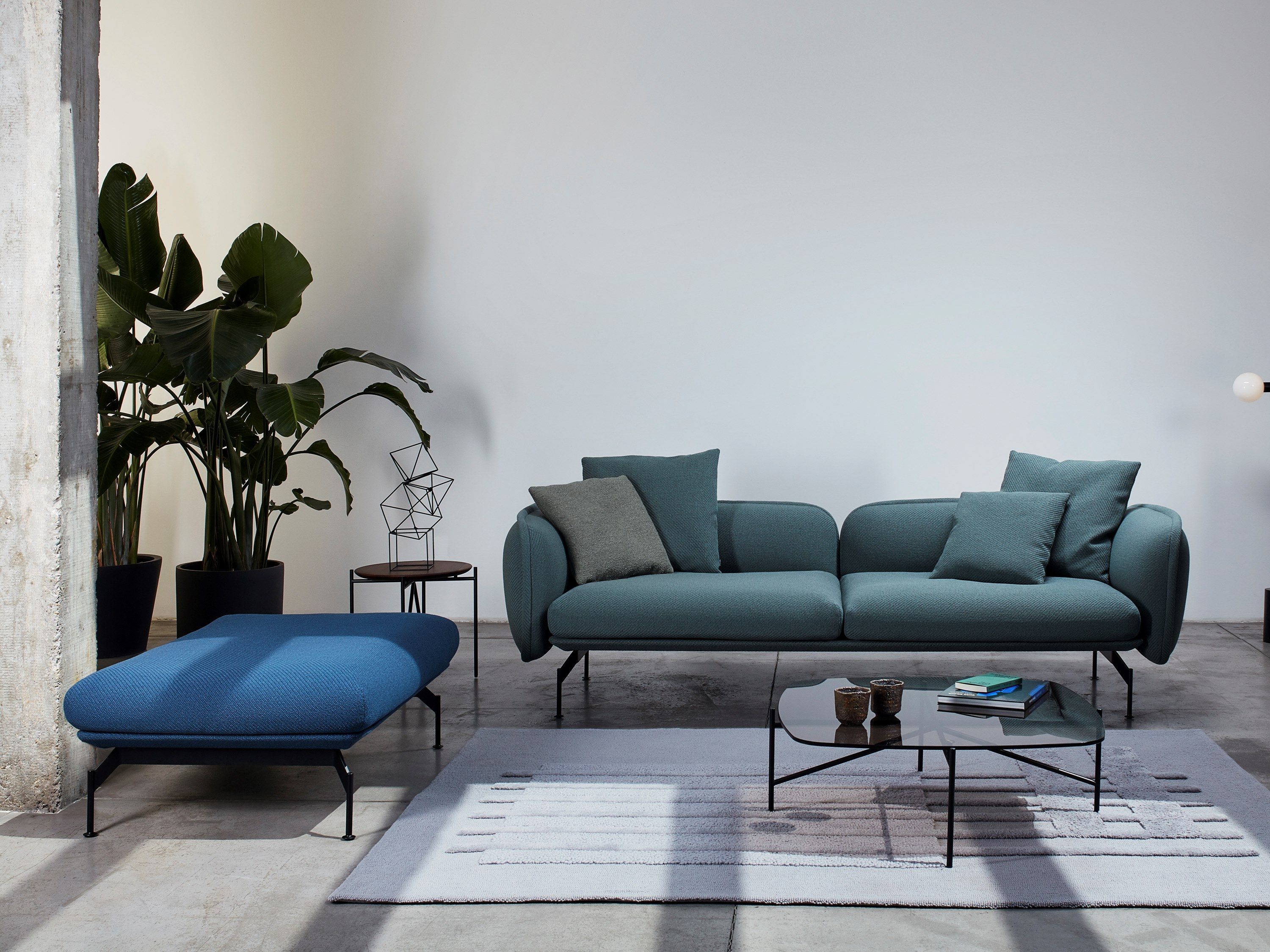 Ткань прямоугольный съемный пуф prostoria Echo ARCH-00111039 - Вид №1