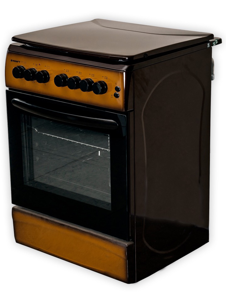 5326575 Комбинированная плита Kraft KF-FSK6405AEBRI коричневый STDN-0036033 - Вид №2