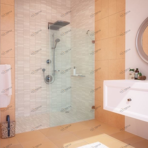 Душевая перегородка в нишу 120x190 GK-001N GUTEWETTER LUX DOOR 120X190GK001N