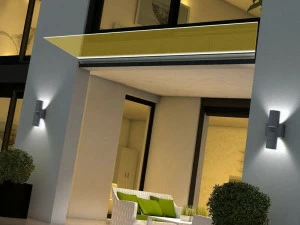 Vitrealspecchi Флоат-стекло с текстурой для светодиодного освещения. Madras® cristalli