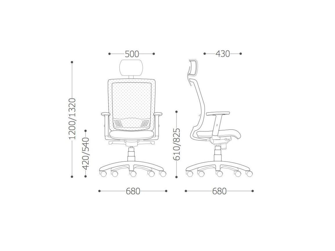 Вращающееся офисное кресло с колесами VAGHI Bursa Evo Black ARCH-00077178 - Вид №4