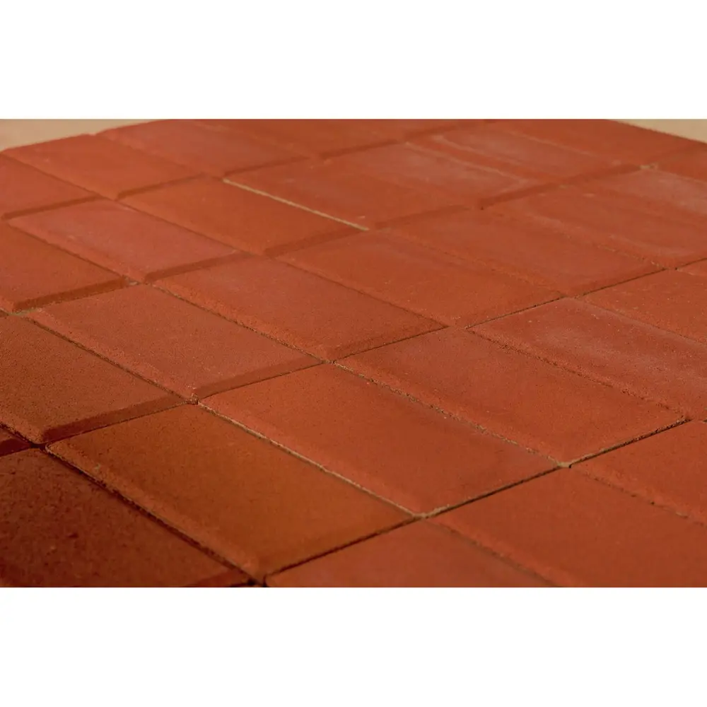 BRAER Тротуарная плитка прямоугольная 200х100 мм красная 82001772 STLM-0016934 - Вид №3