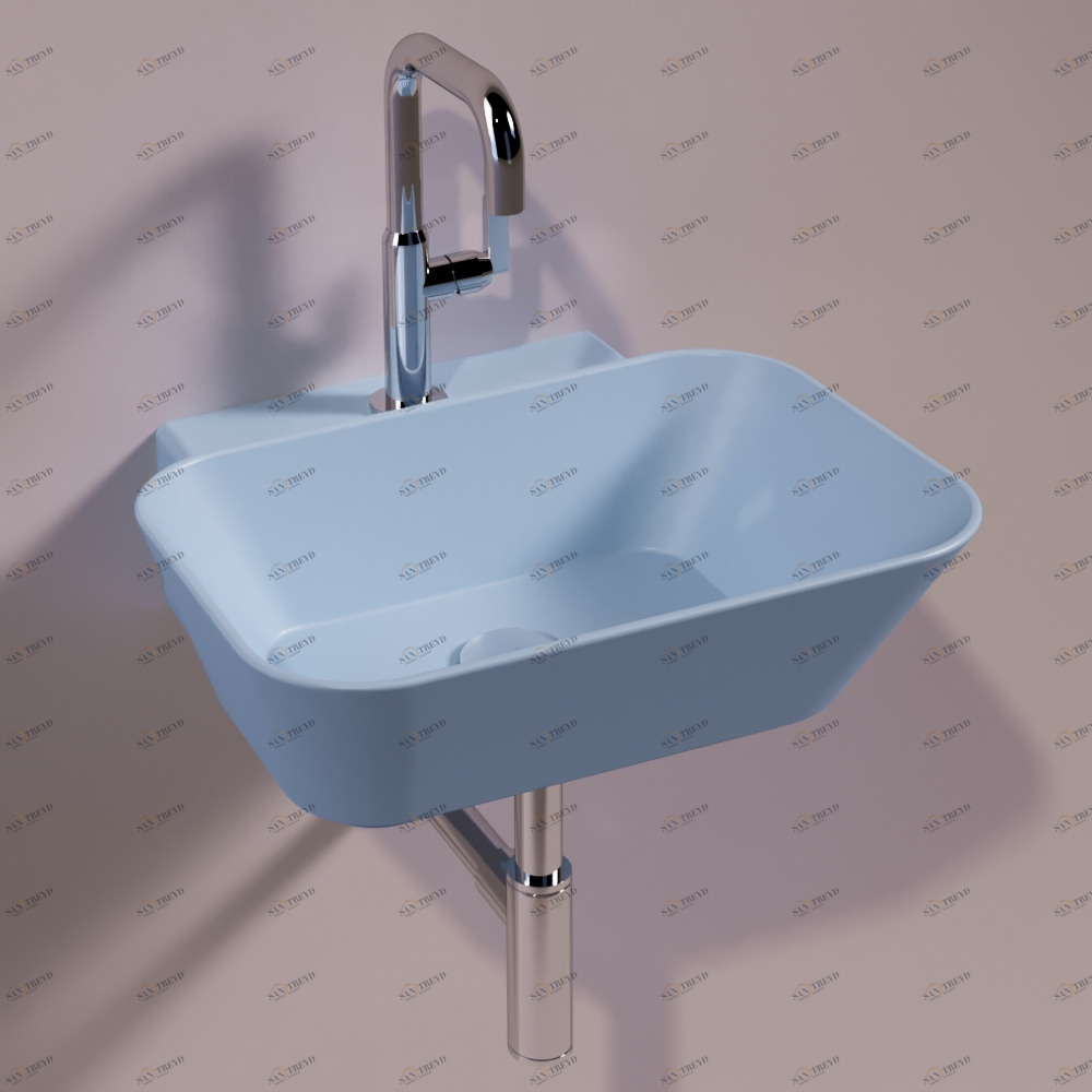 WA08PERVINCAMATT Подвесная раковина настенная прямоугольная Simas 