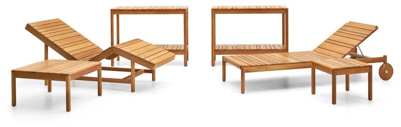 Varaschin Квадратный садовый столик из тика Barcode sun-id-1441842 - Вид №1