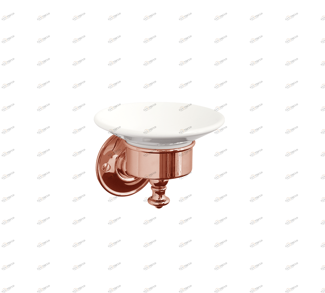 Gentry Home Настенный керамический подстаканник Sun Rose gold GH102425