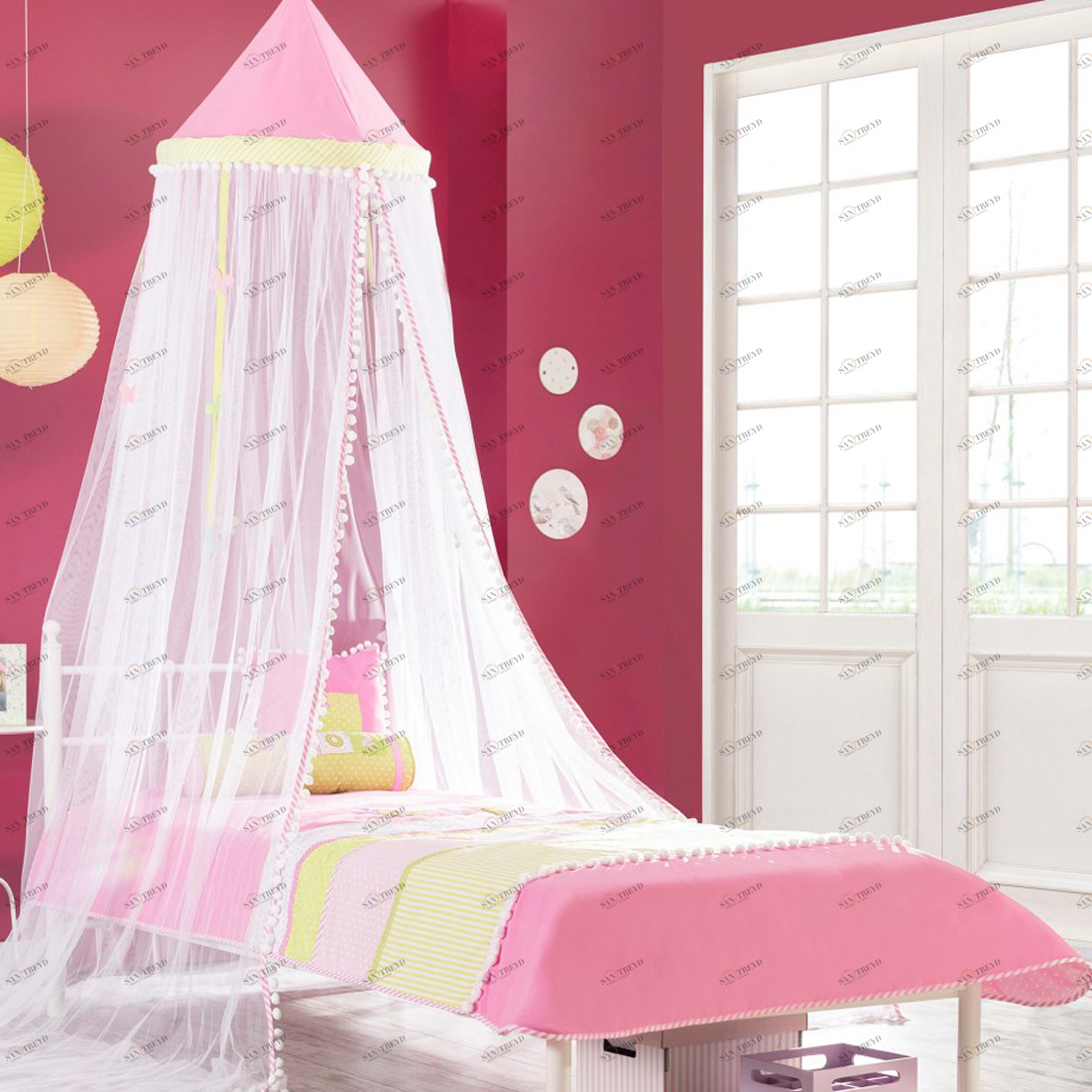 Балдахин на детскую кроватку Love CILEK PRINCESS 00-3832089 Белый Santreyd