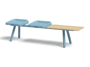 Сиденье на полиуретановой панели со столом