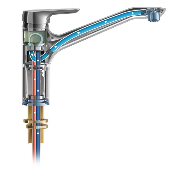 B9495AA Смеситель для кухонной мойки Ideal Standard CERAMIX BLUE - Вид №2