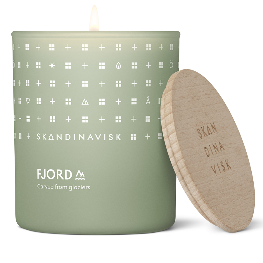SK20101 Свеча ароматическая fjord с крышкой, 200 г (новая) S K A N D I N A V I S K  - Вид №4