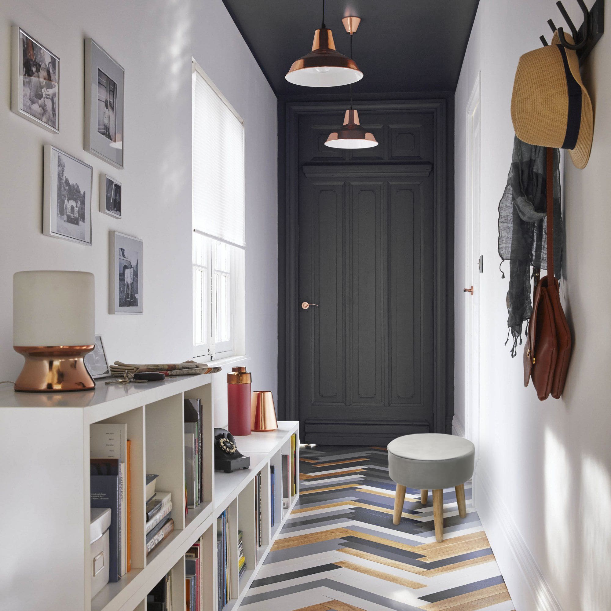 82978490 Табурет с мягкой обивкой, круглый, цвет серый Santreyd  - Вид №3