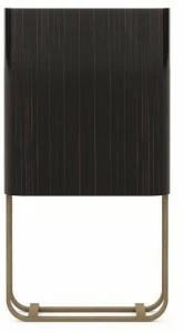 Stylish Club Буфет из лакированного черного дерева с распашными дверцами His Scf.hi14