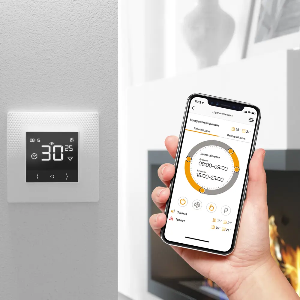 Нагревательный мат для теплого пола Теплолюкс Национальный Комфорт 0.5 м², 75 Вт STLM-2123898 - Вид №10