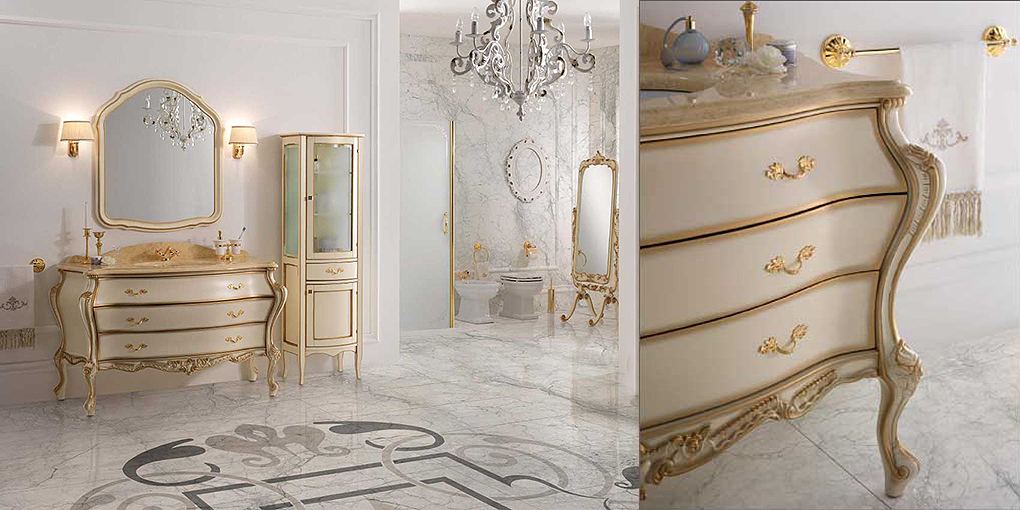 Комплект мебели для ванной комнаты Comp.1 Fenice Italia Luxury COMP1 - Вид №1