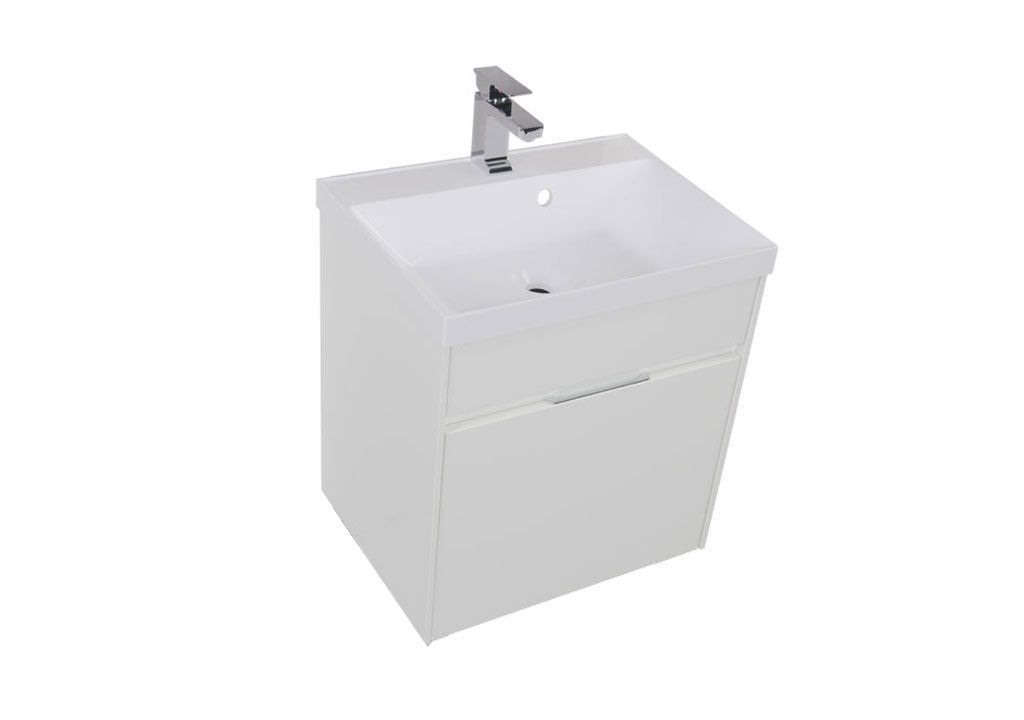 Тумба с раковиной Aquanet Латина 60 белый (1 ящик) 0017993300179393 - Вид №3