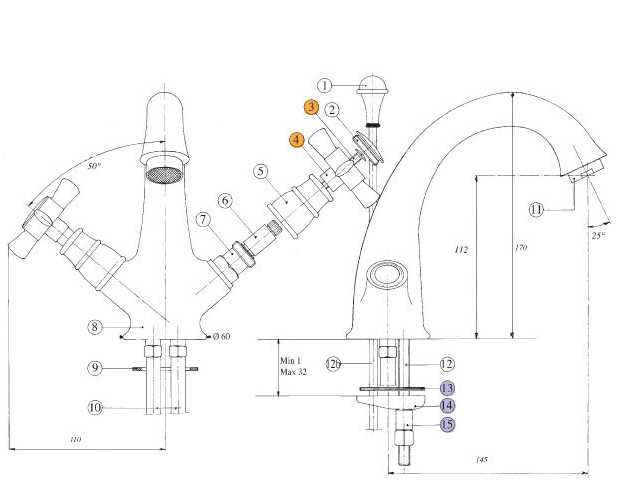 800920KK18 Смеситель Bandini Old England Santreyd - Вид №2