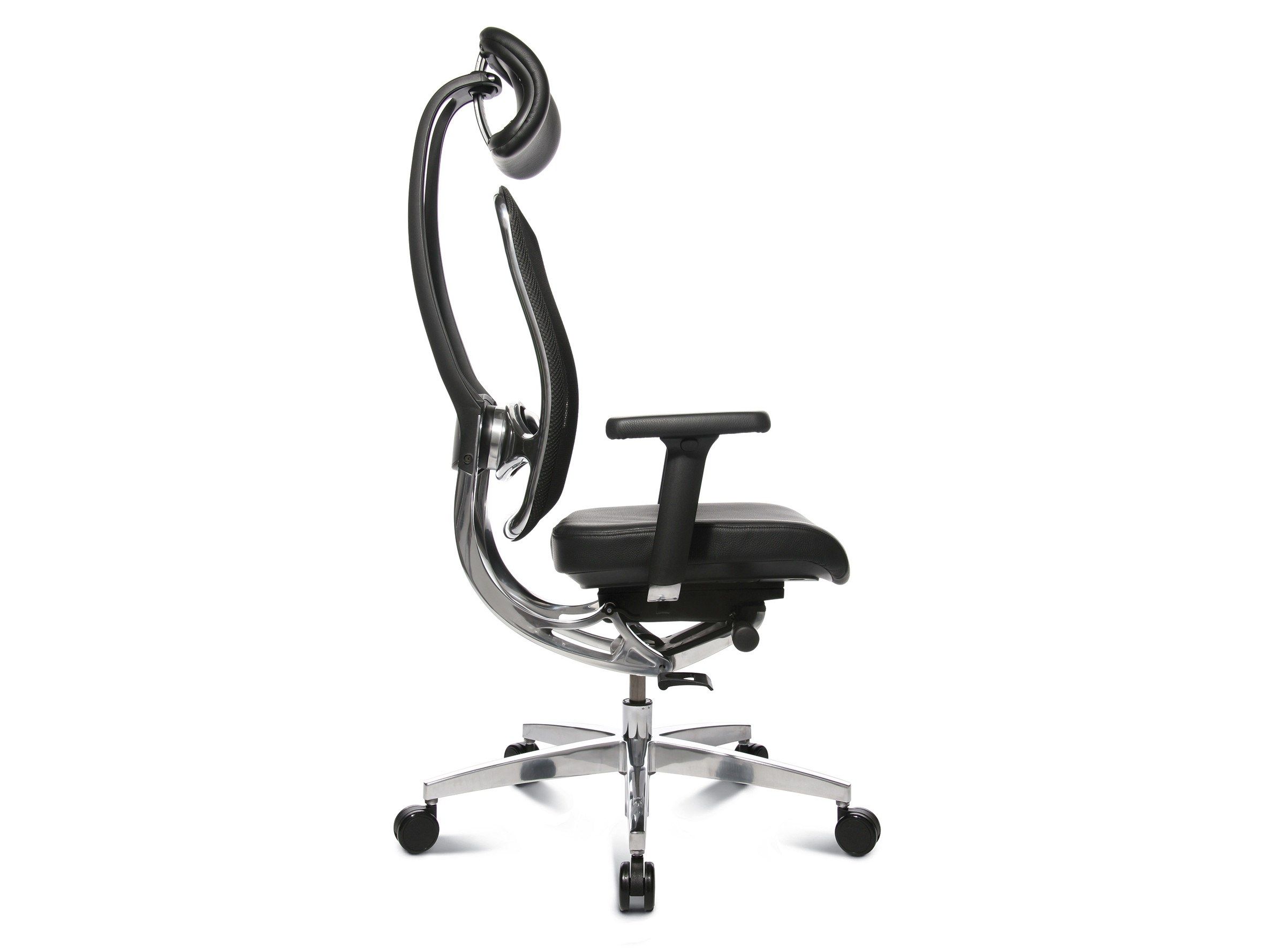 Кожаный офисный стул с 5 спицами Wagner AluMedic ARCH-00013693