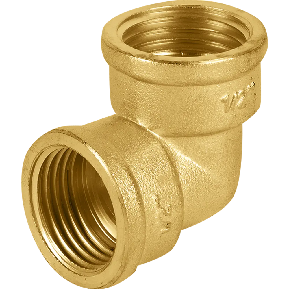 Угол AQUABEAM 90° латунный для систем водоснабжения 1/2" 82275353 STLM-1564431