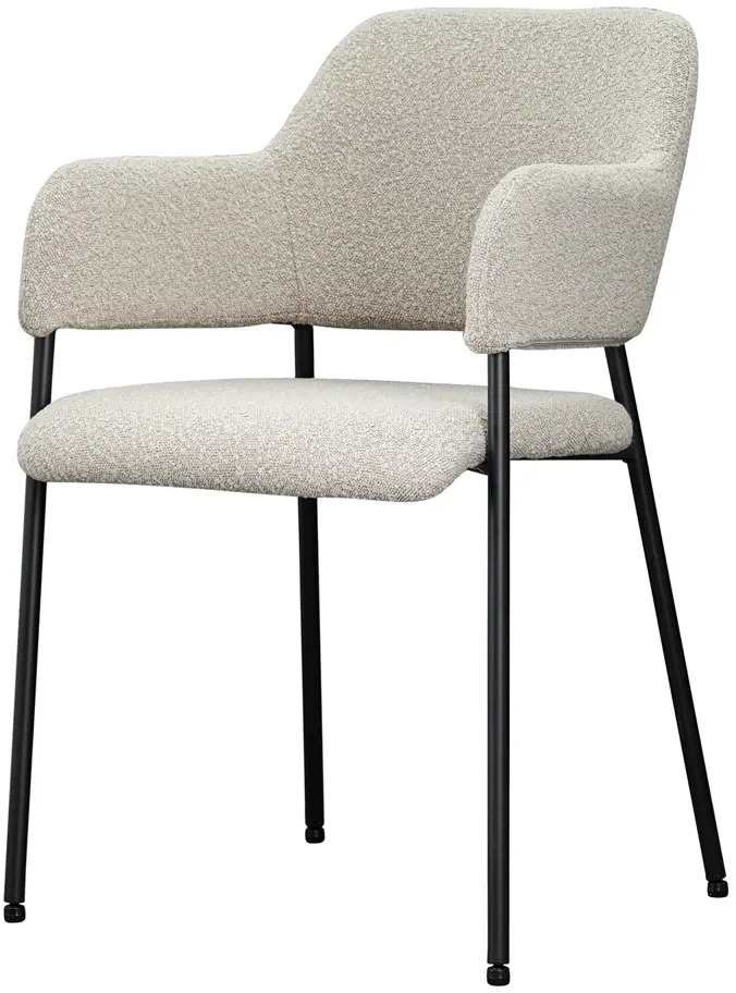 91225956 Кухонный стул Bergenson bjorn Wendy 83x52x45 см полиэстер цвет серый STLM-0862282