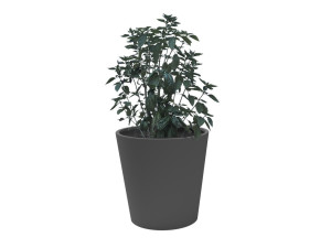 Corten™стальной круглый высокий садовый горшок