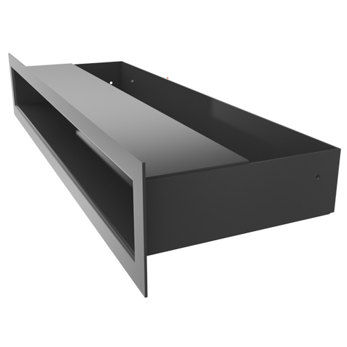 Вентиляционная решетка Kratki LUFT 60х400 графитовая 5433 - Вид №1