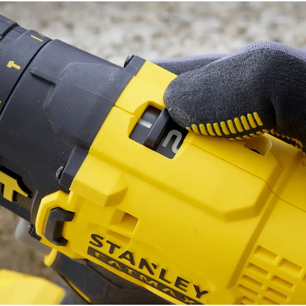 Дрель-шуруповерт аккумуляторная ударная Stanley Fatmax SCD718D2K, 18 В Li-ion 2х2 Ач STLM-2038044 - Вид №13