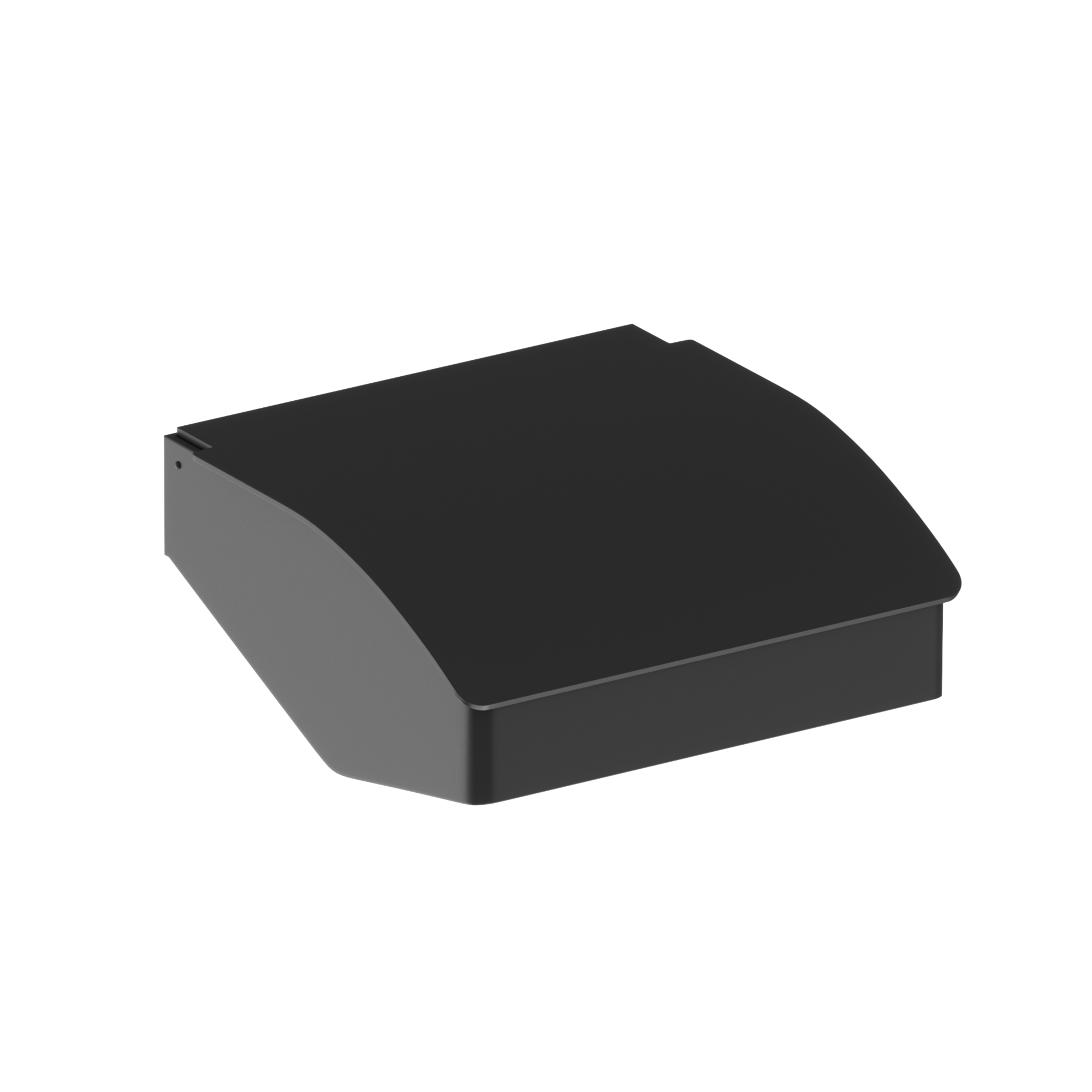 173020 Держатель туалетной бумаги 15 см цвет Черный Sonia S-CUBE Испания