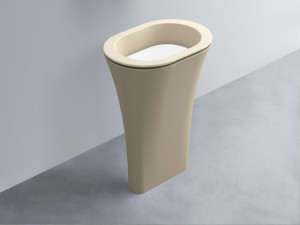 AMLA65-LN+AMPILO-BL+AMCOLO-AV Раковина Amedeo Ovale отдельностоящая cielo Enjoy + Amedeo