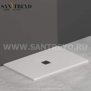 DT120BI Душевой поддон 120x80 керамический Globo