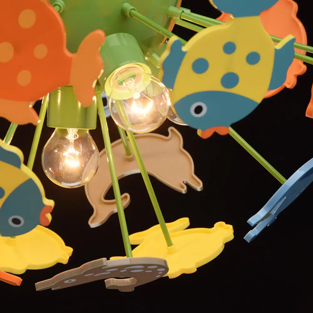 Люстра потолочная «Улыбка Рыбки», 5 ламп, 10 м² MW-Light STLM-2104547 - Вид №6