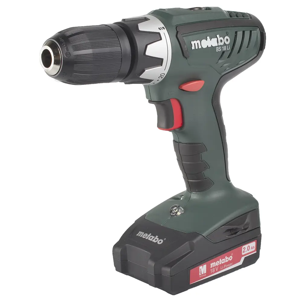 Шуруповерт Metabo BS 18, Li-ion 18 В, 2 Ач 15061594 STLM-2066266 