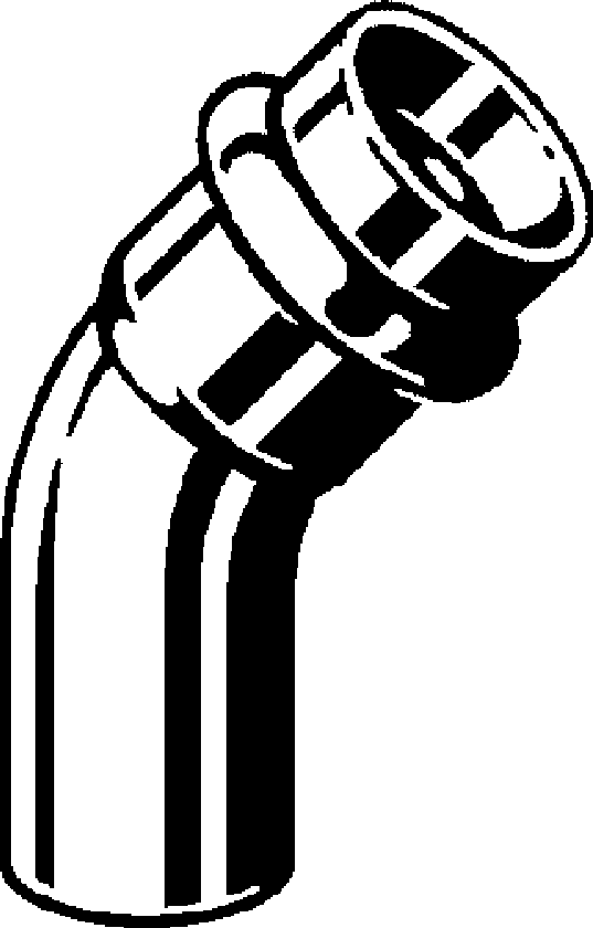 Viega Отвод 45° Profipress G 2626.1 (345723) 345 723 - Вид №1