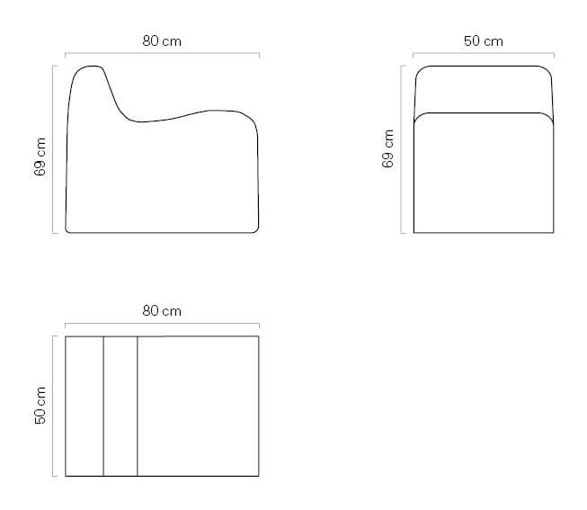 Кресло-мешок Trona облако ARCH-00082268 - Вид №2