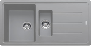 114.0259.965 Better, серия basis, fragranite, мойка bfg 651 серый камень стоп. Franke Franke Basis