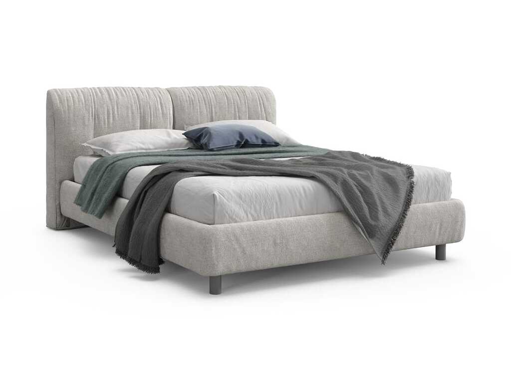 Двуспальная кровать-контейнер с мягким изголовьем Novamobili BELLEVILLE ARCH-00085108
