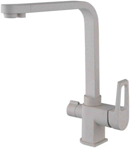 Смеситель ZorG Clean Water ZR 334 YF- КВАРЦ для кухонной мойки, кварц